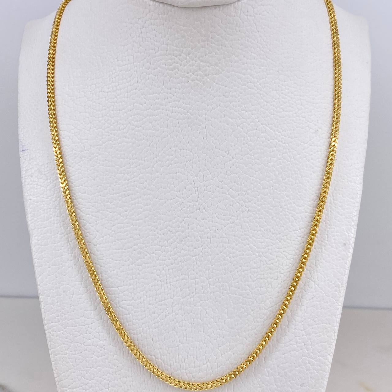 Cadena Franco 6.15gr / 55cm / 1.7mm Oro Amarillo +4 18K $