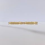 Candongas Jass 1.65gr / 2.8cm / Delgadas Oro Amarillo 18K $