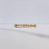 Candongas Clau 1.6gr / 2cm / Entorchadas Oro Amarillo 18K $