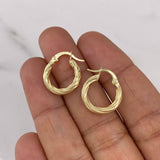 Candongas Sofi 1.5gr / 1.7cm / Oro Amarillo 18K $