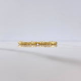 Candongas Sandra 2.05gr / 2.3cm / Diamantado Ajedrez Oro Amarillo 18K $