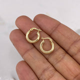 Candongas Jass 1.1gr / 1.4cm / Oro Amarillo 18K $