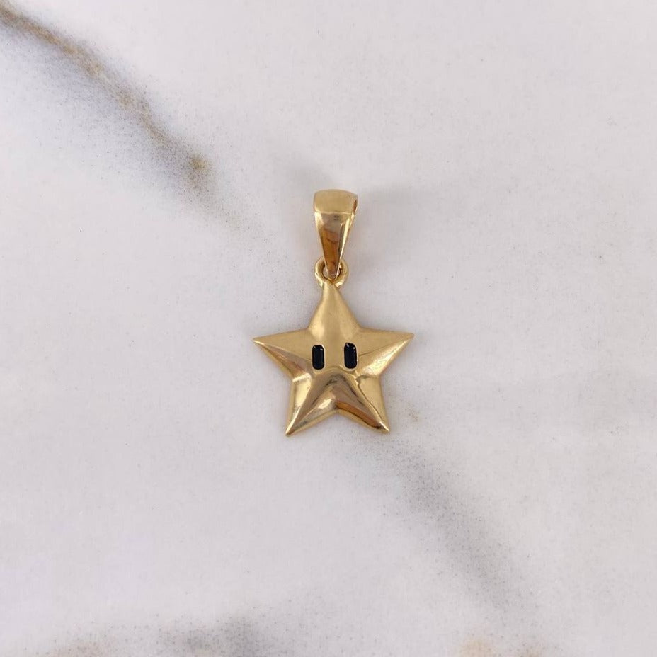 Dije Estrella 1.45gr / 2.1cm / Liso Oro Amarillo 18K &