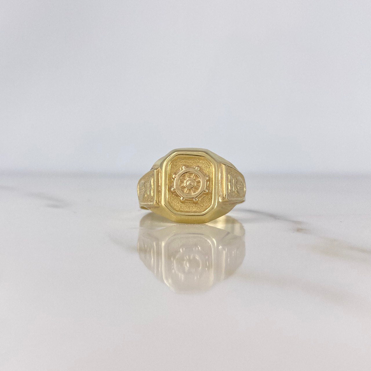 Anillo Sello Timon 4gr / T12 / Bolsa Dinero Oro Amarillo $