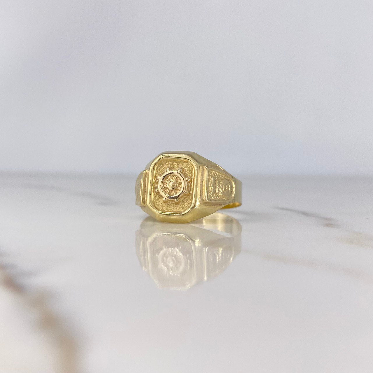 Anillo Sello Timon 4gr / T12 / Bolsa Dinero Oro Amarillo $