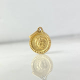 Dije Medalla Medusa 0.95gr / 2cm / Oro Amarillo $