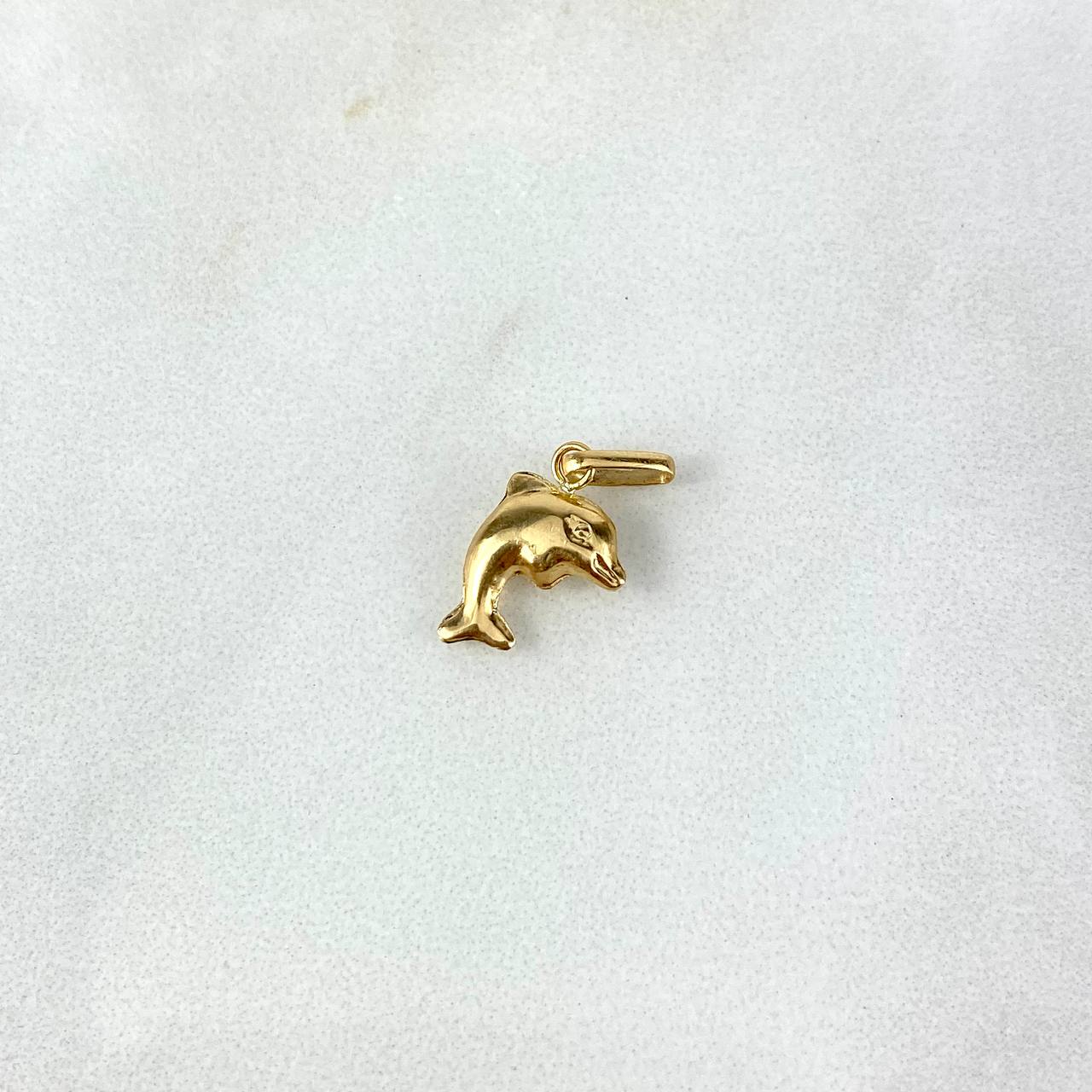 Dije Delfin 0.4gr / 1.8cm / Oro Amarillo $