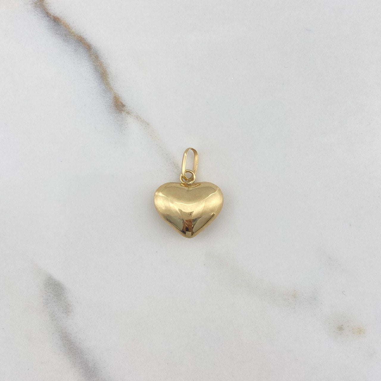 Dije Corazón 1.1gr / 2cm / Soplado Oro Amarillo $