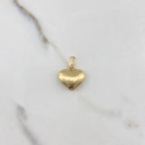 Dije Corazón 1.1gr / 2cm / Soplado Oro Amarillo $