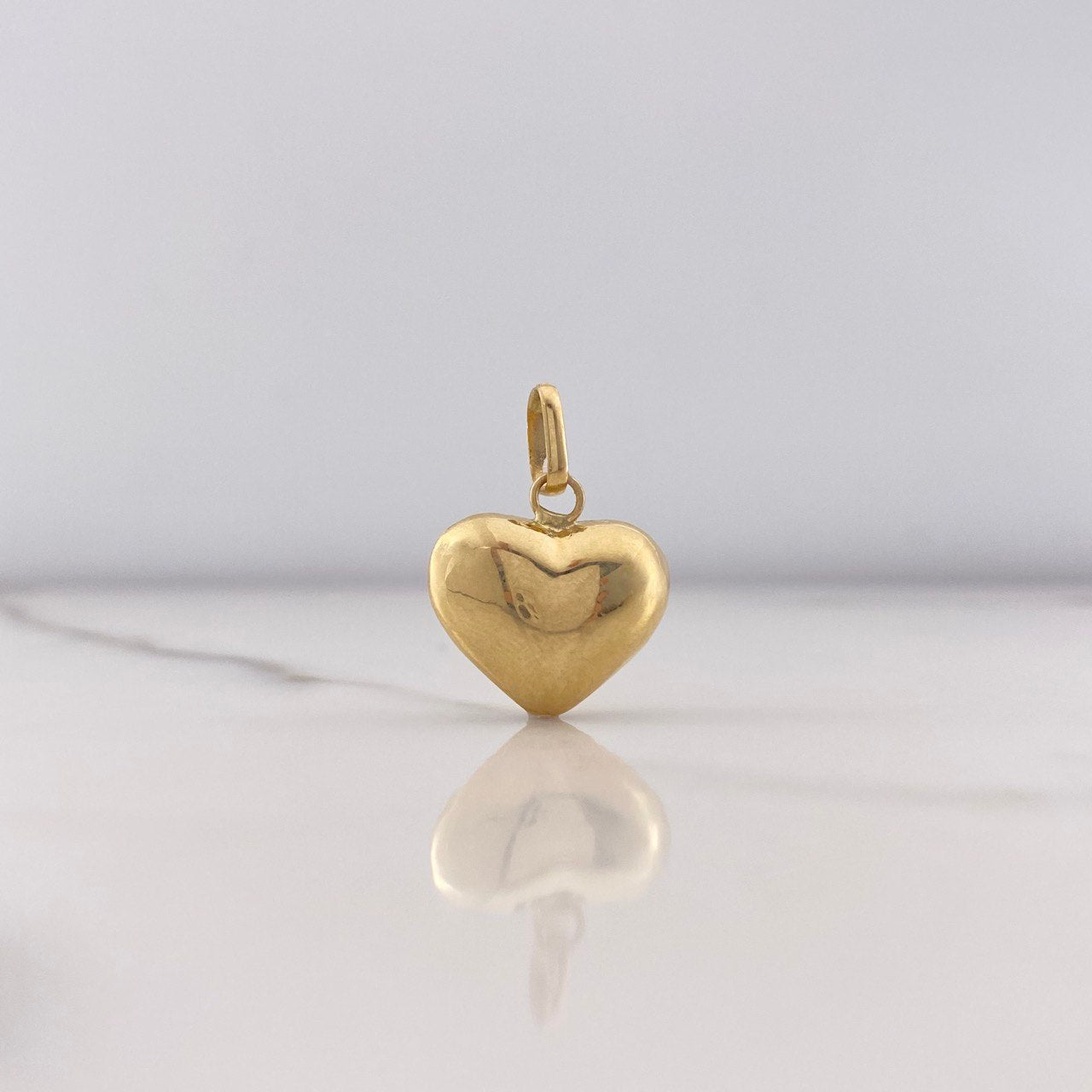 Dije Corazón 1.1gr / 2cm / Soplado Oro Amarillo $