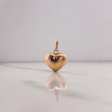 Dije Corazón 1.1gr / 2cm / Soplado Oro Rosa $