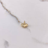 Dije Corazón 0.6gr / 1.7cm / Soplado Oro Amarillo $