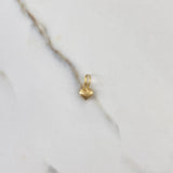 Dije Corazón Soplado 0.4gr / Liso Oro Amarillo $