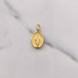 Dije Virgen Milagrosa 1.4gr / 2.5cm / Troquelado Oro Amarillo $