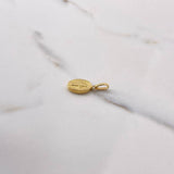 Dije Virgen Milagrosa 0.95gr / 2cm / Troquelado Oro Amarillo $