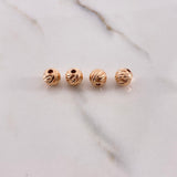 Bola Diamantada 0.45gr / 8mm Oro Rosa $