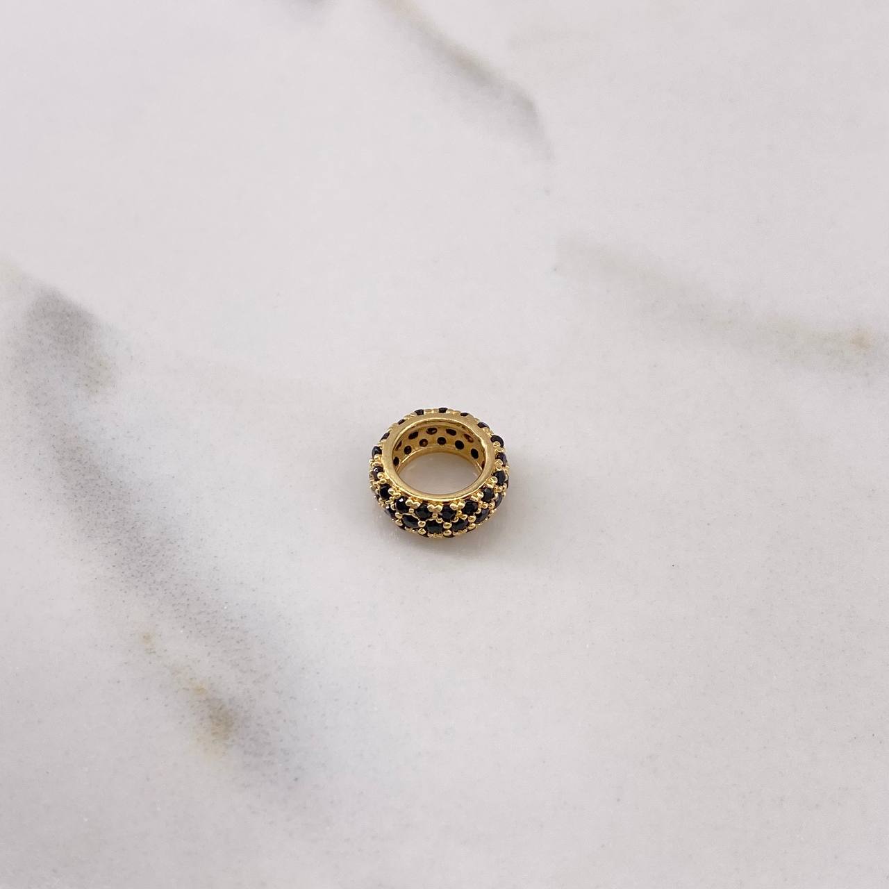 Herraje Circulo 0.85gr / 9mm Circones Negros Oro Amarillo $