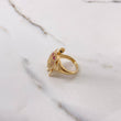 Anillo Tortuga 7gr / T7 1/4 / Articulado Circones Colores Oro Amarillo $