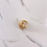 Anillo Tortuga 10.5gr / T7 1/4 / Articulado Circones Colores Oro Amarillo $