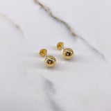 Topos Bola 0.65gr / 7mm Lisa Oro Amarillo $