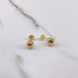 Topos Bola 0.7gr / 7mm Lisa Oro Amarillo &