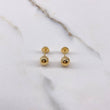 Topos Bola 0.7gr / 6mm Lisa Oro Amarillo $