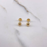 Topos Bola 0.5gr / 5mm Lisa Oro Amarillo $