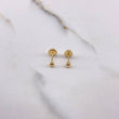 Topos Bola 0.4gr / 3mm Lisa Oro Amarillo $