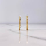 Candongas Tribal 1.65gr / 2.3cm / Oro Amarillo $