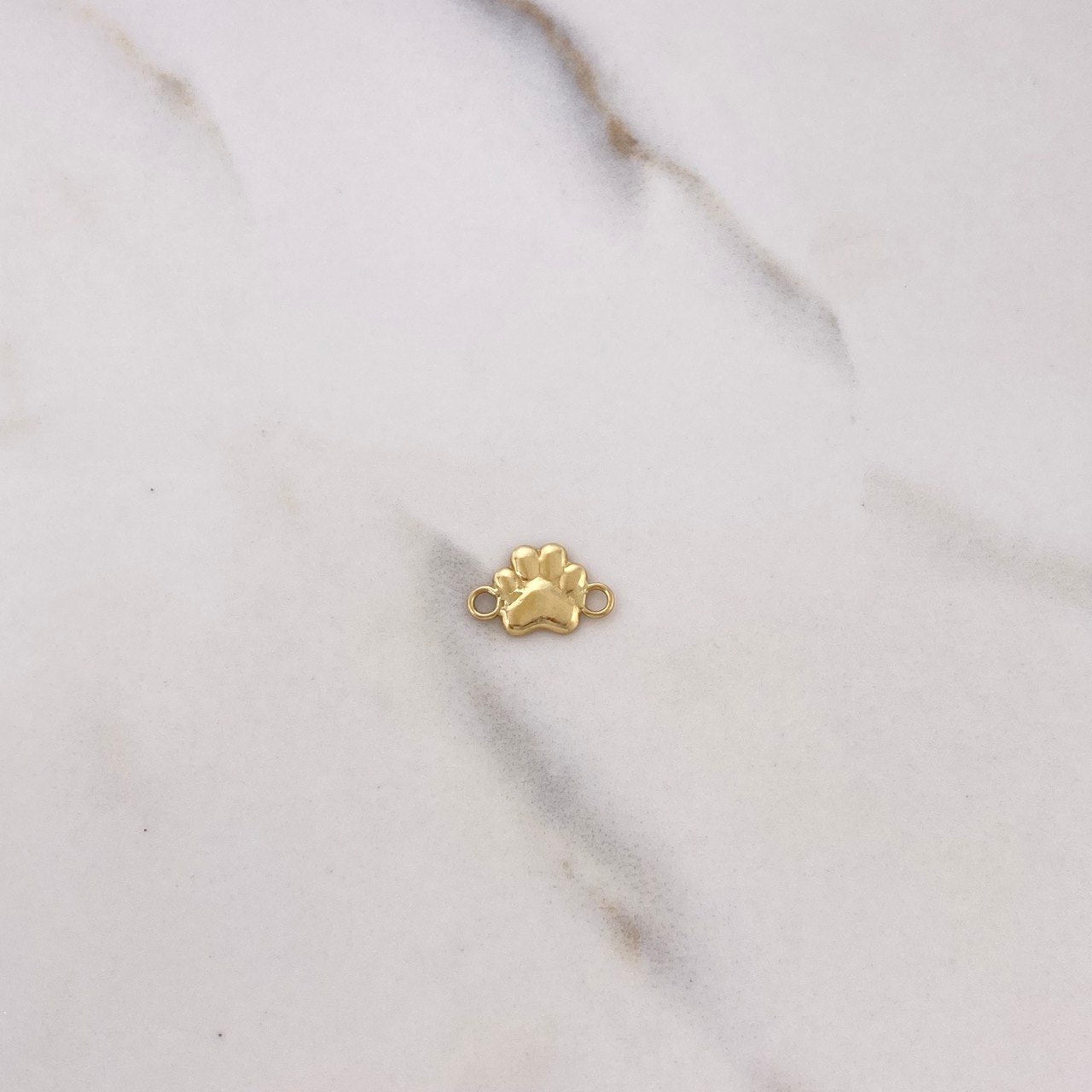 Herraje Huella 0.5gr / 1.3cm / Liso Oro Amarillo $