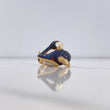 Anillo Tiburon 6.7gr / T8 / Circones Azules Negros Fucsia Dos Oros Amarillo Blanco $