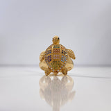 Anillo Tortuga 6.8gr / T8 1/4 / Articulado Circones Colores Oro Amarillo $