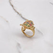 Anillo Tortuga 6.65gr / T8  / Articulado Circones Colores Oro Amarillo &