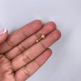 Piercing Ombligo 0.35gr / 5mm-3mm Bolas Lisas Oro Amarillo $