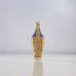 Dije Virgen Milagrosa 7.7gr / 5.2cm / Circones Blancos Azules Dos Oros Amarillo Blanco $