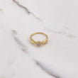 Anillo Solitario Infinito 2.15gr / T8 / Circones Blancos Oro Amarillo $