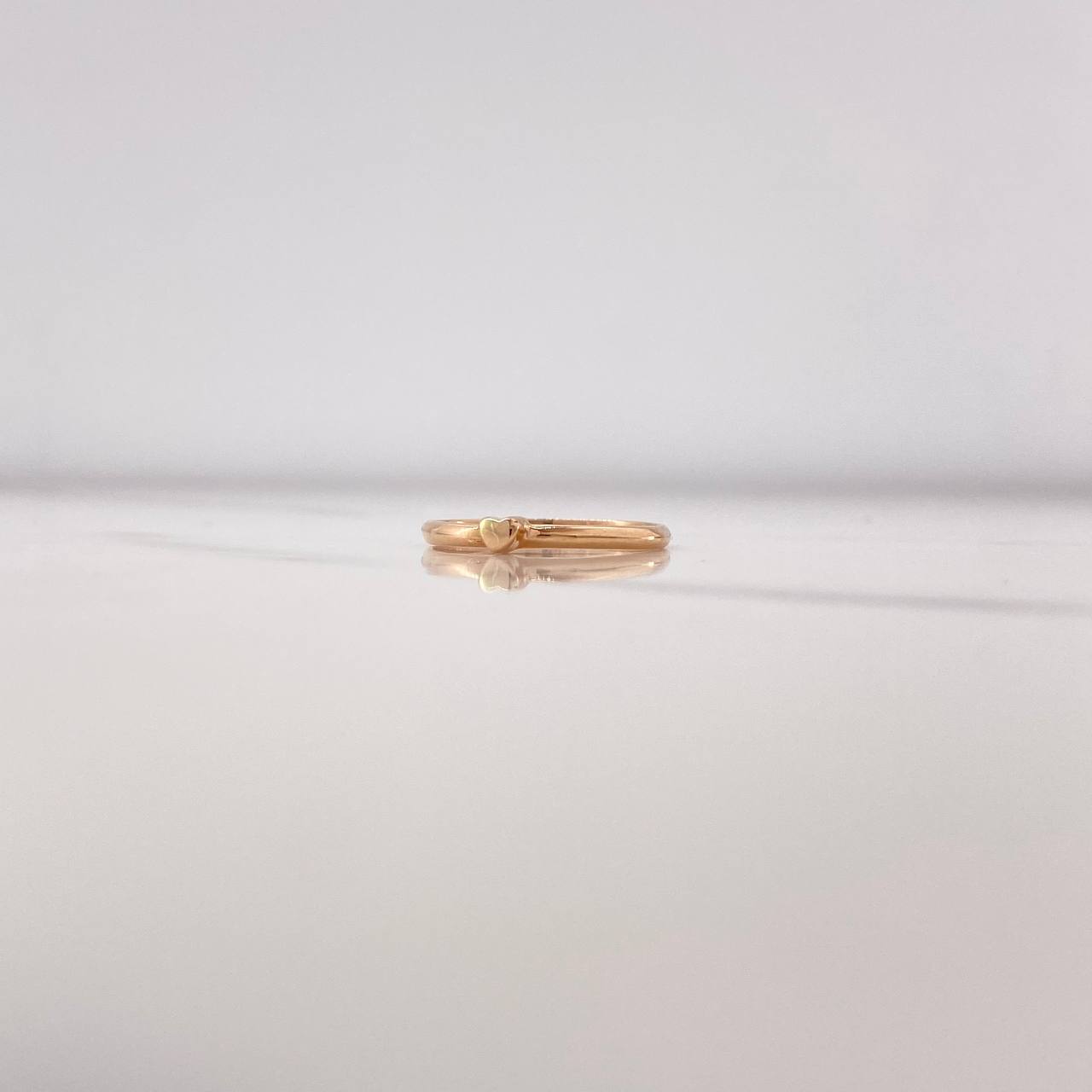 Anillo Corazon 1.05gr / T5 1/4 / Liso Oro Rosa