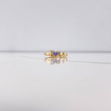 Anillo I Love 1.75gr / T5 1/2 / Circones Azules Fucsia Dos Oros Amarillo Blanco $