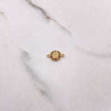 Herraje Virgen Milagrosa 0.45gr / 1.3cm / Circones Azules Fucsias Amarillos Oro Amarillo $