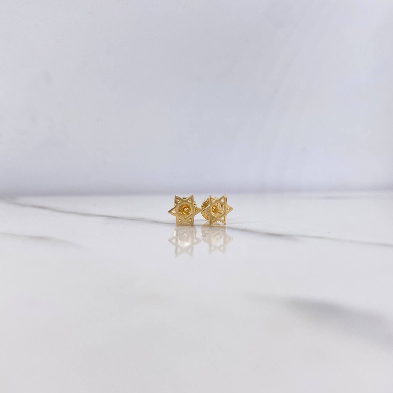 Topos Estrella De David 0.75gr / Lisos Oro Amarillo $