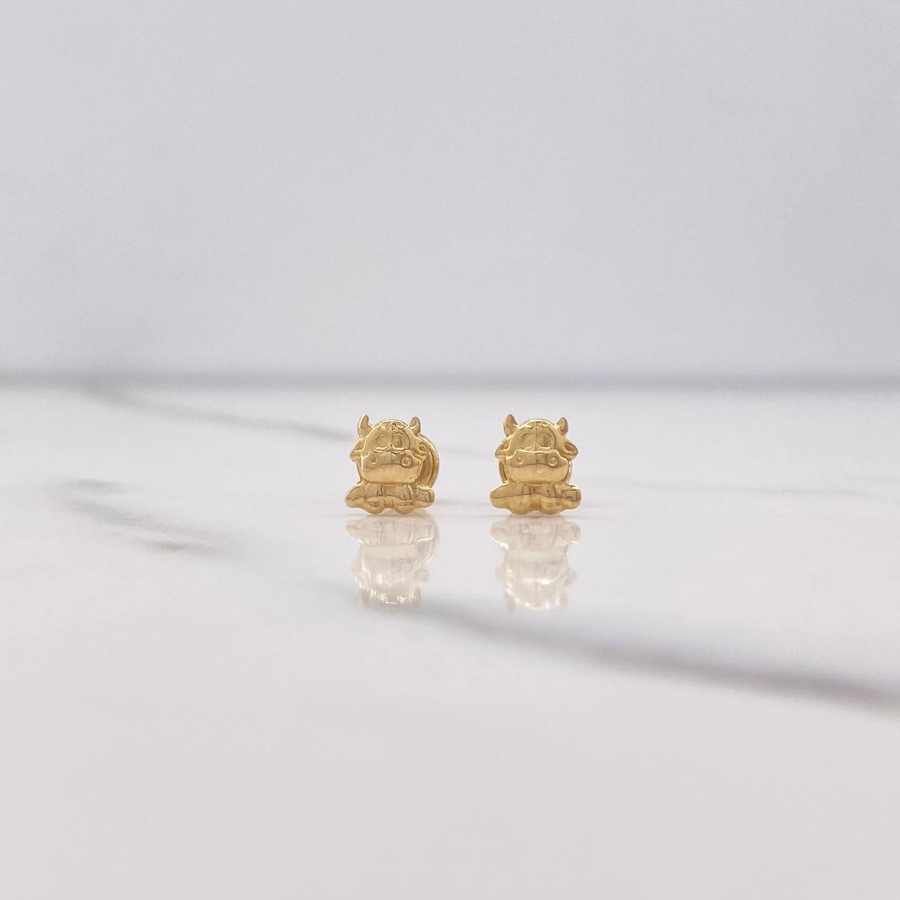 Topos Vaca 0.5gr / Lisos Oro Amarillo 18K $