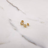 Topos Silueta Corazon Central 1.2gr / Circones Blancos Oro Amarillo &