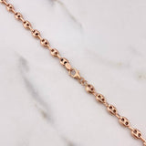 Cadena GC 7.8gr / 50cm / 4mm Oro Rosa $