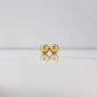 Topos Bola 0.85gr / 8mm Lisa Oro Amarillo $