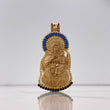 Dije Virgen Del Carmen 19.25gr / 6.3cm / Circones Blancos Azules Amarillos Negros Oro Amarillo $