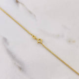 Cadena Venecia 4.75gr / 40cm / 1mm Oro Amarillo +3 $