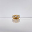 Anillo Crono Tempo 5.6gr / T9 1/4 / Circon Blanco Dos Oros Amarillo Blanco &