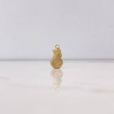 Dije Bolsa Dinero 0.6gr / 2.3cm / Liso Oro Amarillo $