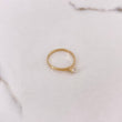 Anillo Solitario Ranura  1.8gr / T7 / Circon Blanco Oro Amarillo $