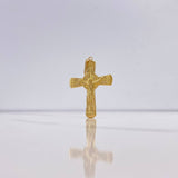 Dije Cruz Cristo 1.85gr / 4.3cm / Troquelada Oro Amarillo &